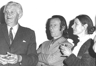 Hugh Tracey, Fernand + Caroline Haenggi in 1972